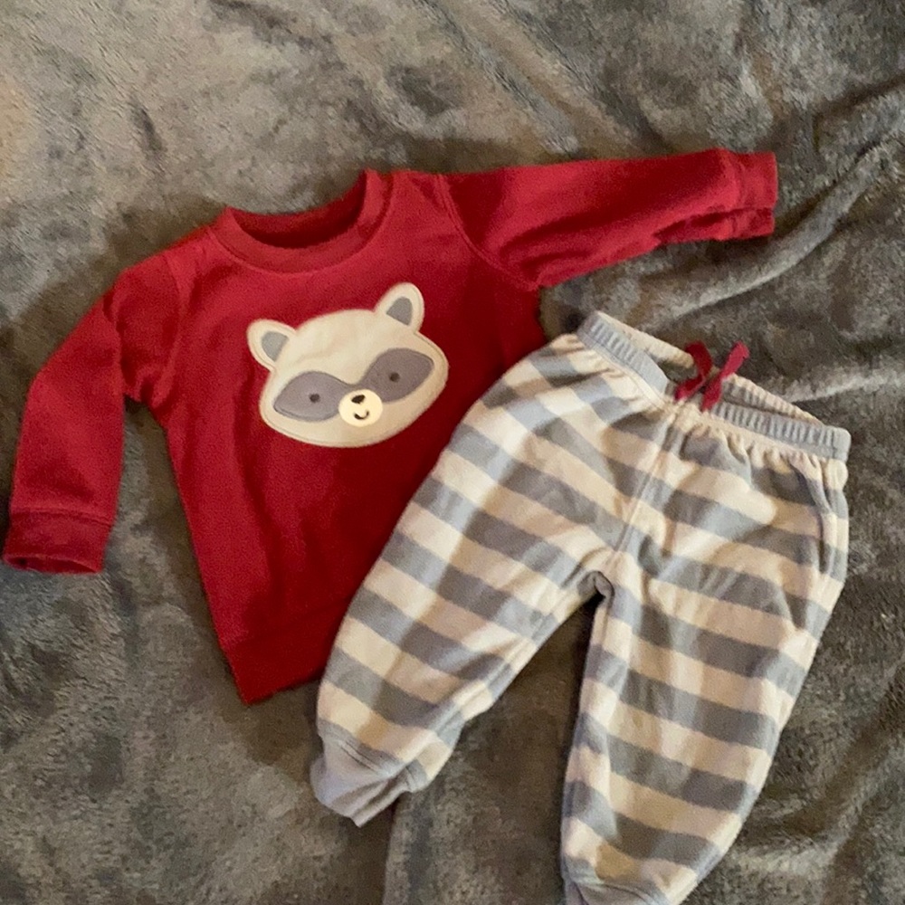 Infant Raccoon sweat outfit